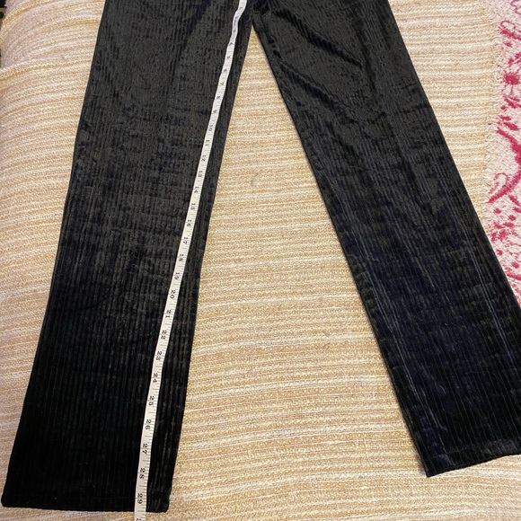 Vintage 90’s Next Era Velvet Wide Leg Pants Size M - Picture 6 of 8